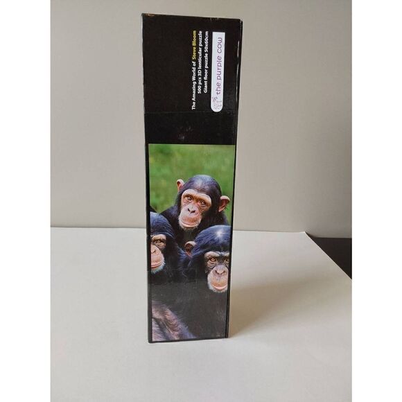 Steve Bloom 3D Lenticular Puzzle Chimpanzee 500 pc - Picture 4 of 6